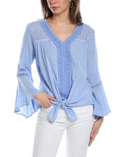 Shop Walker & Wade Kelly Top In Blue