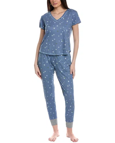 Shop Splendid 2pc Pajama Set In Blue