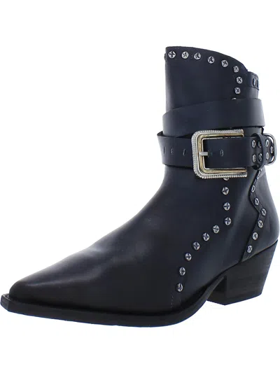 Shop Free People Billy Womens Leather Cowgirl Cowboy, Western Boots In Black