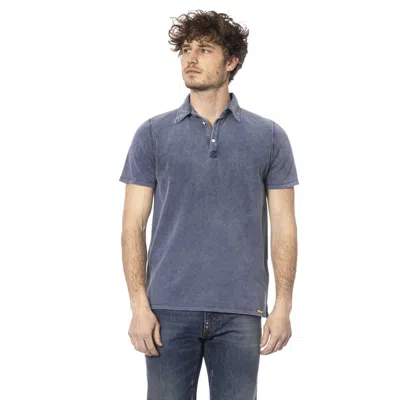 Shop Distretto12 Cotton Polo Men's Shirt In Blue