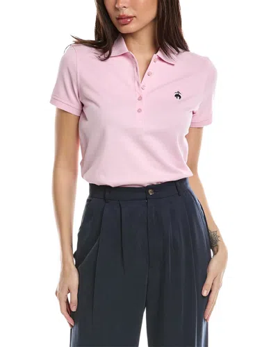 Shop Brooks Brothers Pique Polo Shirt In Pink