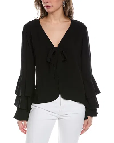 Shop Walker & Wade Jet Set Top In Black