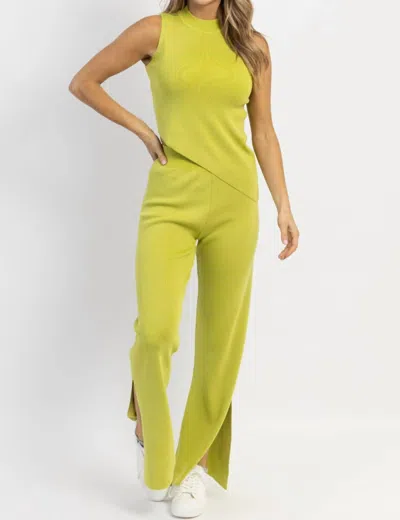 Rivir Block Party Pant Set In Vert In Multi
