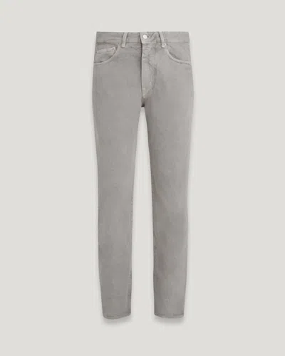 Shop Belstaff Mineral Brockton Straight Jeans Für Herren Garment Dye Cotton In Dark Cloud Grey