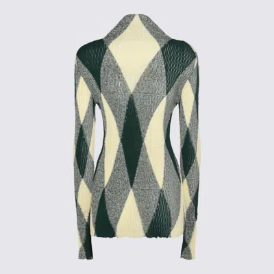 Shop Burberry Multicolor Cotton In Ivy Ip Pattern