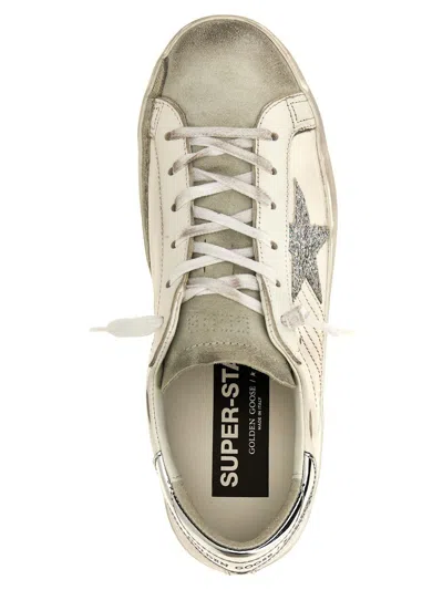 Shop Golden Goose 'superstar' Sneakers In Silver