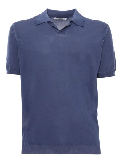 Shop Kangra Cashmere Polo In Blue