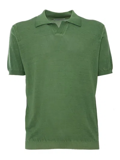 Shop Kangra Cashmere Polo In Green