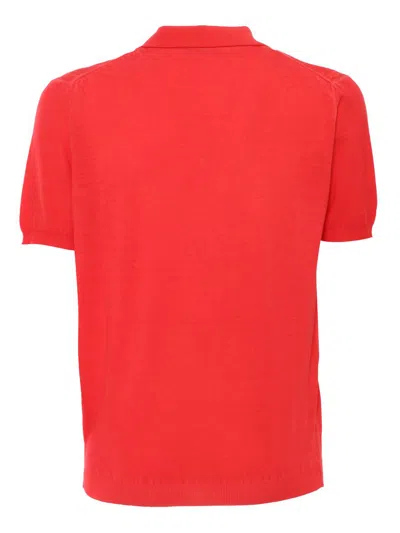Shop Kangra Cashmere Polo In Red