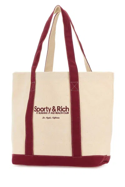 Shop Sporty And Rich Sporty & Rich Handbags. In Beige O Tan