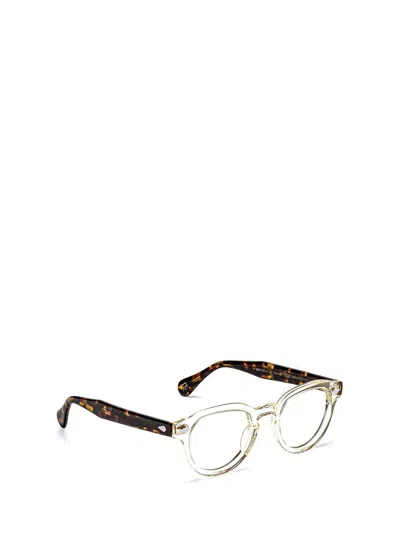 Shop Moscot Eyeglasses In Flesh / Tortoise