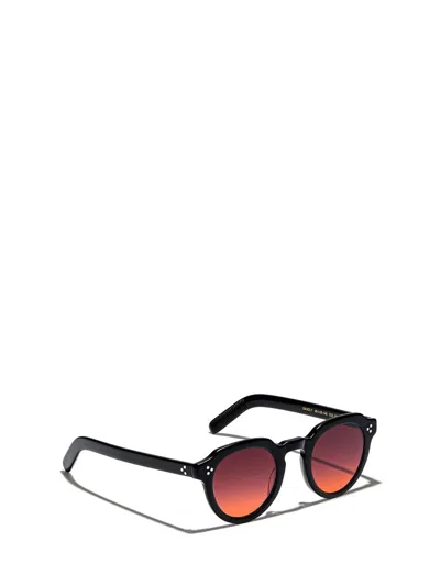 Shop Moscot Sunglasses In Black (cabernet)