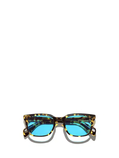 Shop Moscot Sunglasses In Tokyo Tortoise (celebrity Blue)