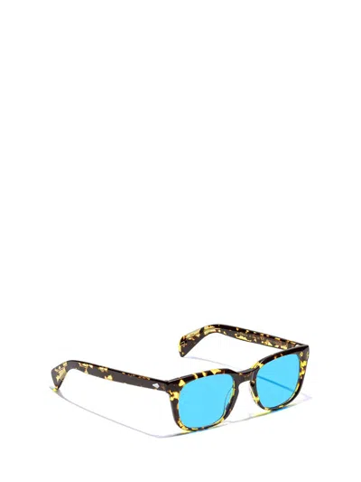 Shop Moscot Sunglasses In Tokyo Tortoise (celebrity Blue)