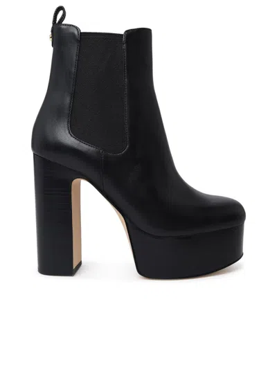 Shop Michael Kors 'natasha' Black Leather Boots