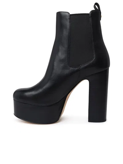 Shop Michael Kors 'natasha' Black Leather Boots