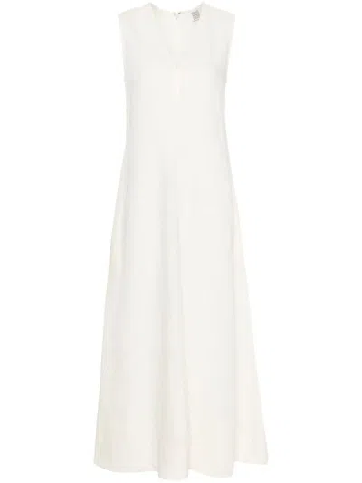 Shop Totême Toteme Dresses In Off-white
