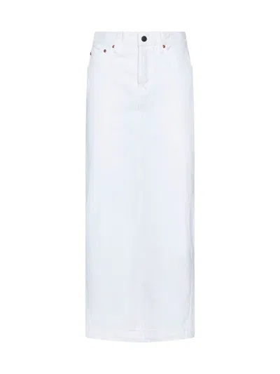 Shop Wardrobe.nyc Skirts In White