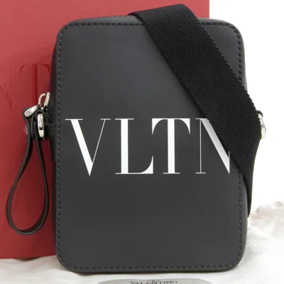 Shop Valentino - Leather Shoulder Bag () In Black