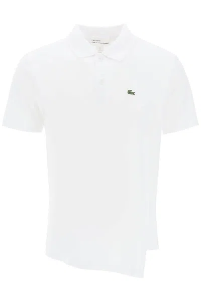 Shop Comme Des Garçons Comme Des Garcons Shirt Lacoste Crocodile Polo Shirt In White