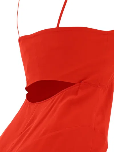 Shop Isabel Marant "kapri" Dress In Red