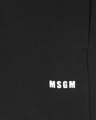 Shop Msgm Bermuda In Black