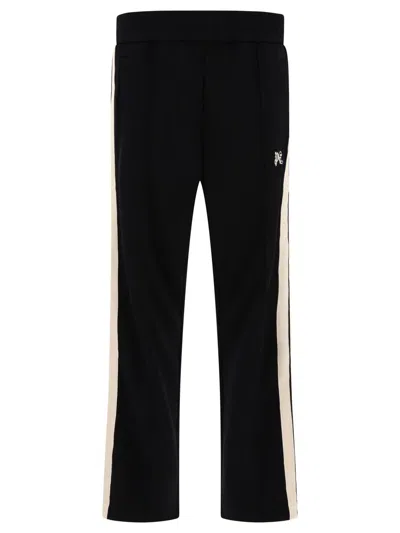 Shop Palm Angels "monogram" Track Trousers In Black