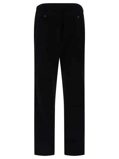 Shop Palm Angels Corduroy Wide Trousers In Black