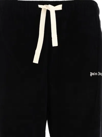 Shop Palm Angels Corduroy Wide Trousers In Black