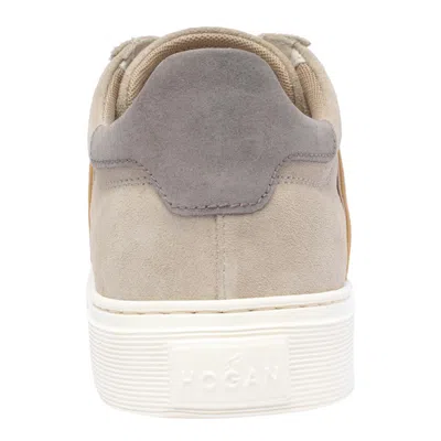 Shop Hogan Sneakers In Beige