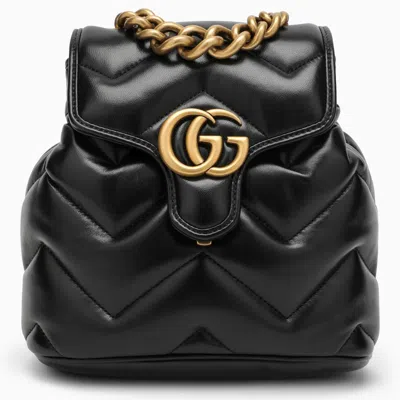 Shop Gucci Gg Marmont Matelassé Backpack Black