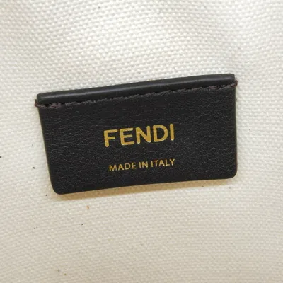 Shop Fendi Mon Trésor Multicolour Canvas Shoulder Bag ()