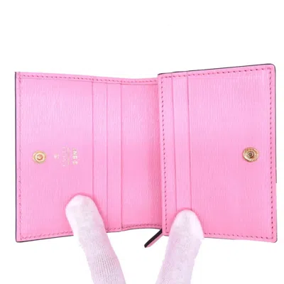 Shop Gucci -- Pink Leather Wallet  ()