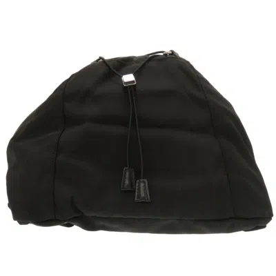 Shop Gucci Black Canvas Backpack Bag ()