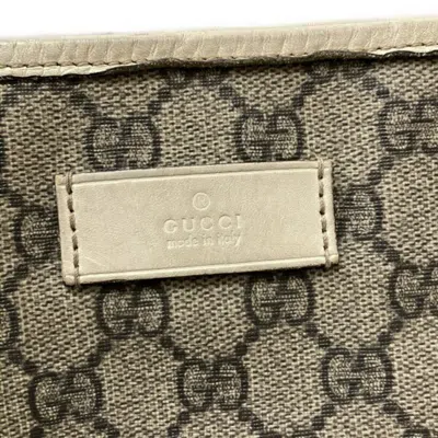 Shop Gucci Supreme Gg Beige Canvas Tote Bag ()