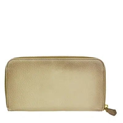 Shop Prada -- Beige Leather Wallet  ()