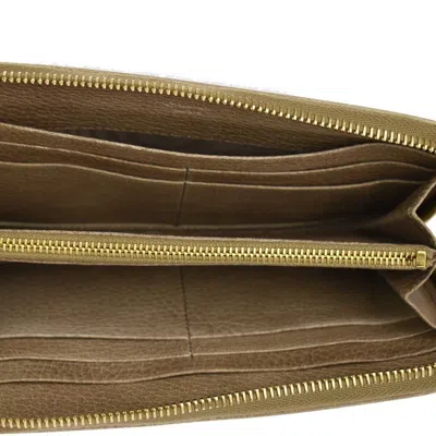 Shop Prada -- Beige Leather Wallet  ()