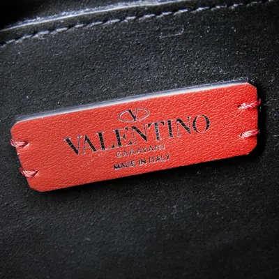Shop Valentino Garavani - Black Leather Shoulder Bag ()