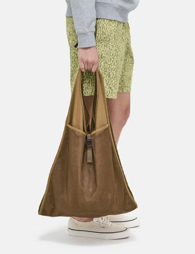 Shop Gramicci Daily Tote Bag In Brown