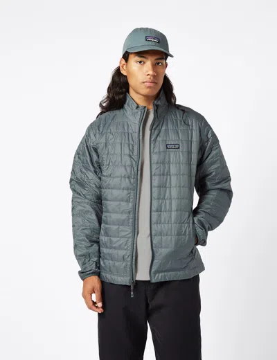 Shop Patagonia Nano Puff Jacket In Green