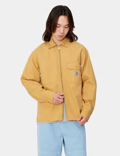 Shop Carhartt -wip Rainer Over Shirt In Yellow