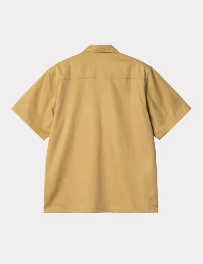 Shop Carhartt -wip Delray Shirt In Brown