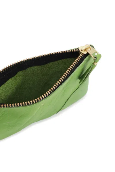 Shop Comme Des Garçons Comme Des Garcons Wallet Leather Coin Purse In Green