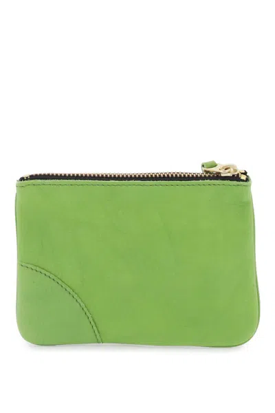 Shop Comme Des Garçons Comme Des Garcons Wallet Leather Coin Purse In Green