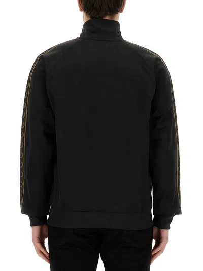Shop Fred Perry Sweatshirt With Logo In Black