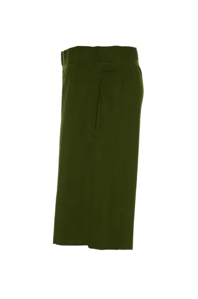 Shop K-way R&d Shorts In Green Sphagnum