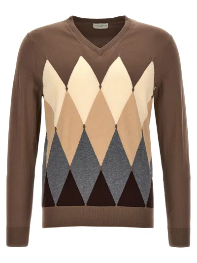 Shop Ballantyne Argyle Sweater, Cardigans Beige