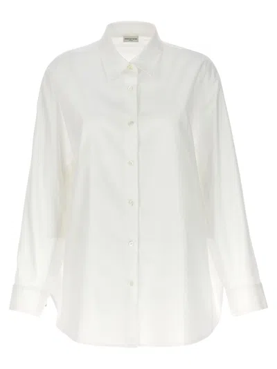 Shop Dries Van Noten Casio Shirt, Blouse White