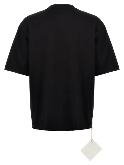 Shop Lanvin Printed T-shirt Black