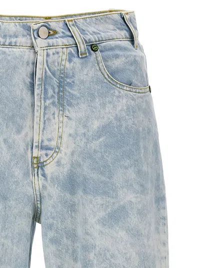 Shop Barrow Stitching Detail Jeans Light Blue